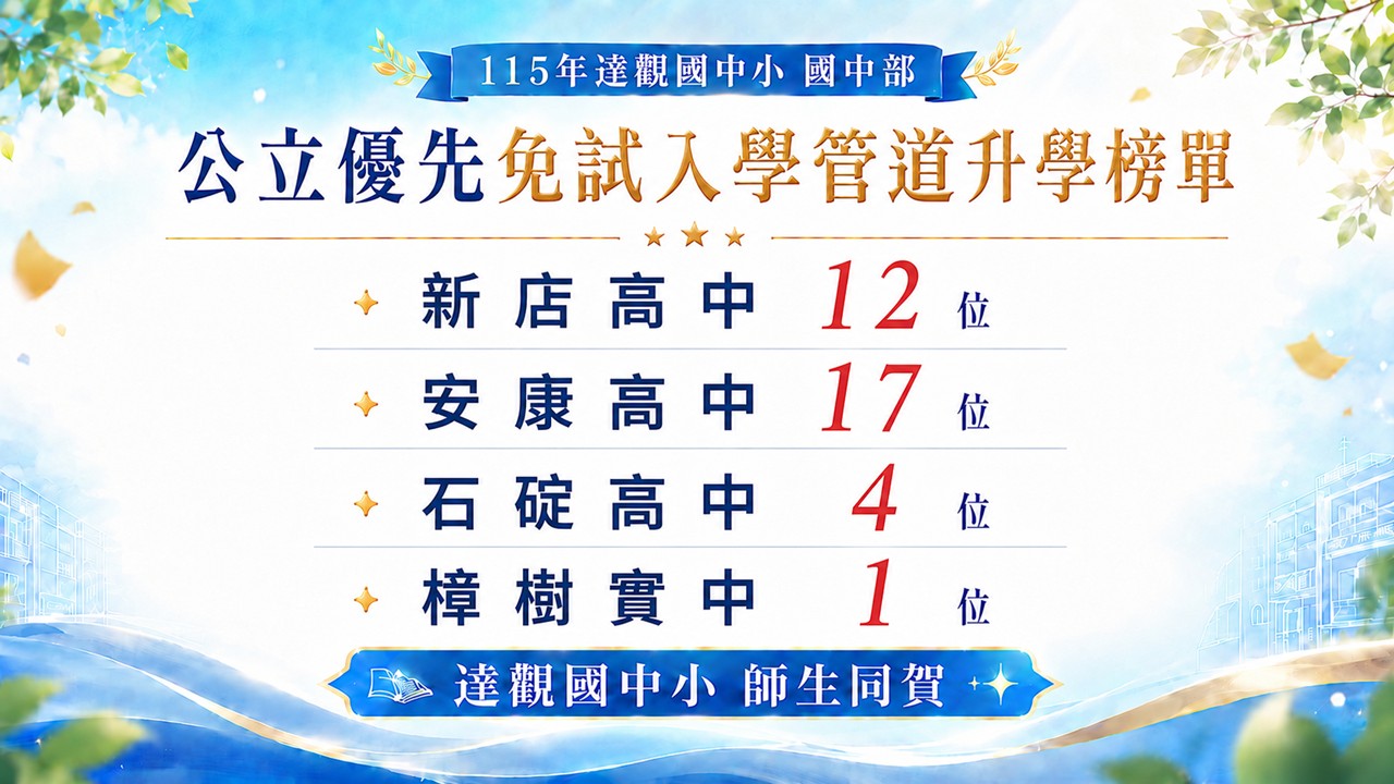 115公立優免榜單