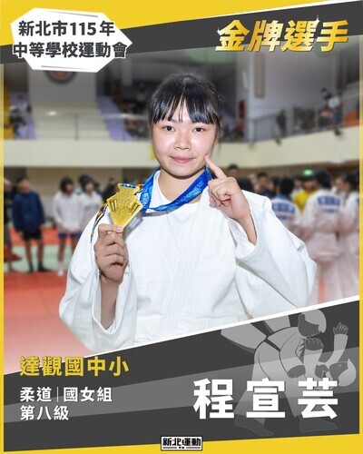 【國中部】賀!本校學生參加115年新北市中等學校運動會、錦標賽榮獲佳績圖片