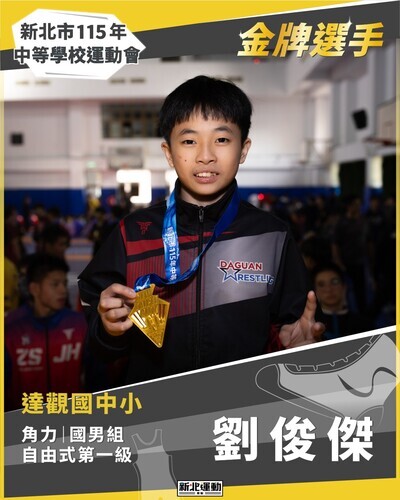 【國中部】賀!本校學生參加115年新北市中等學校運動會、錦標賽榮獲佳績圖片